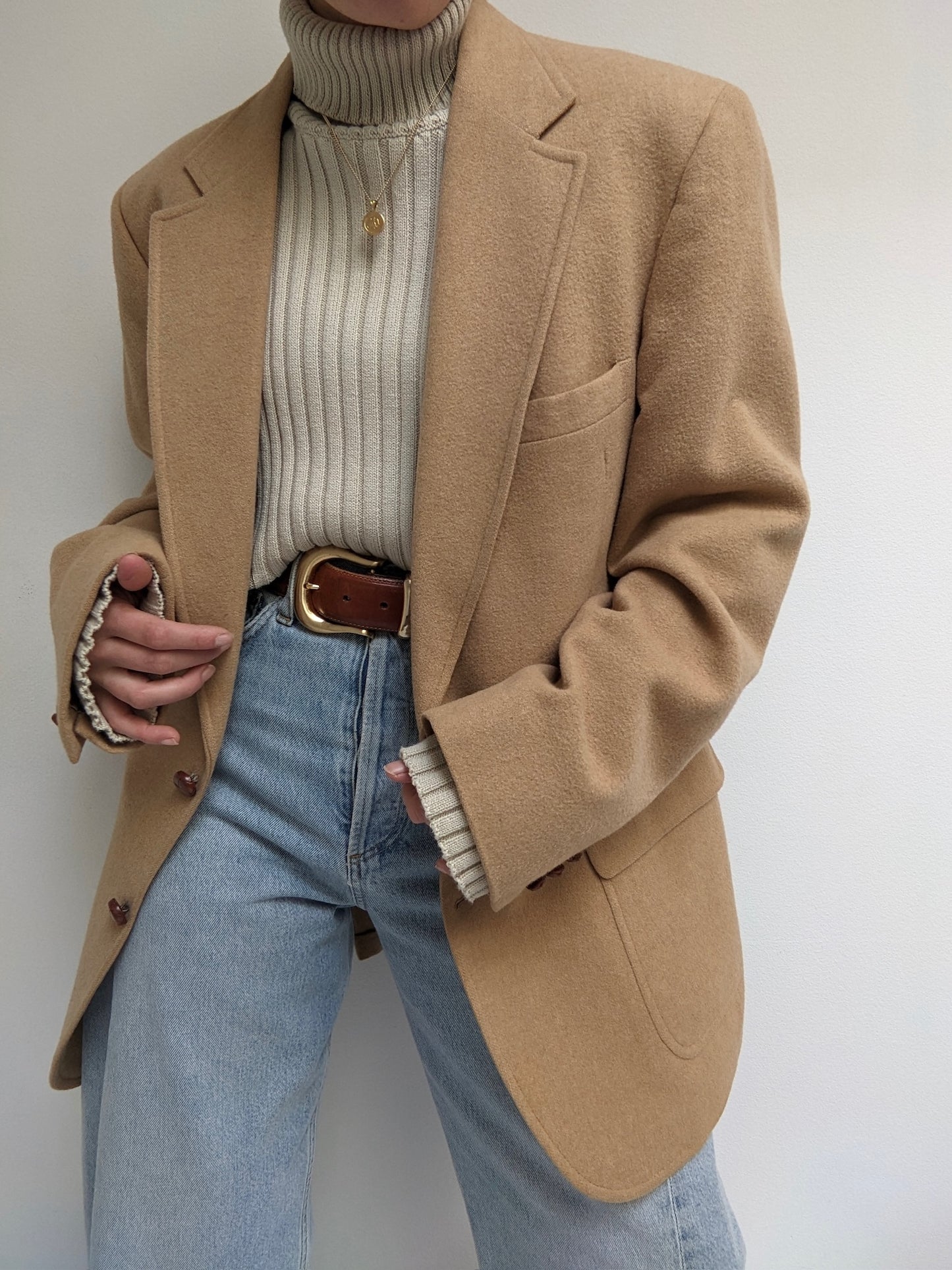 Vintage Pure Camel Hair Blazer