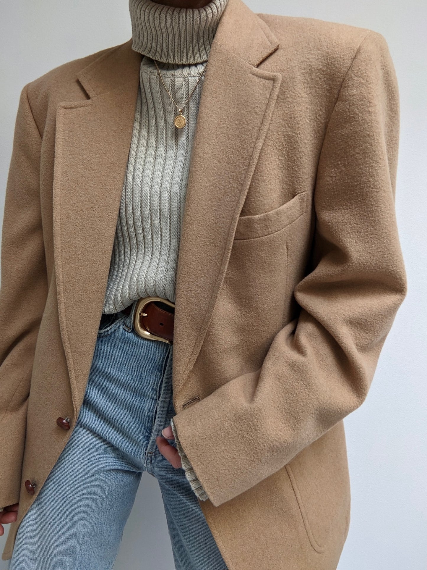 Vintage Pure Camel Hair Blazer