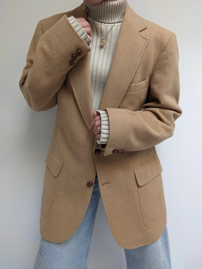 Vintage Pure Camel Hair Blazer