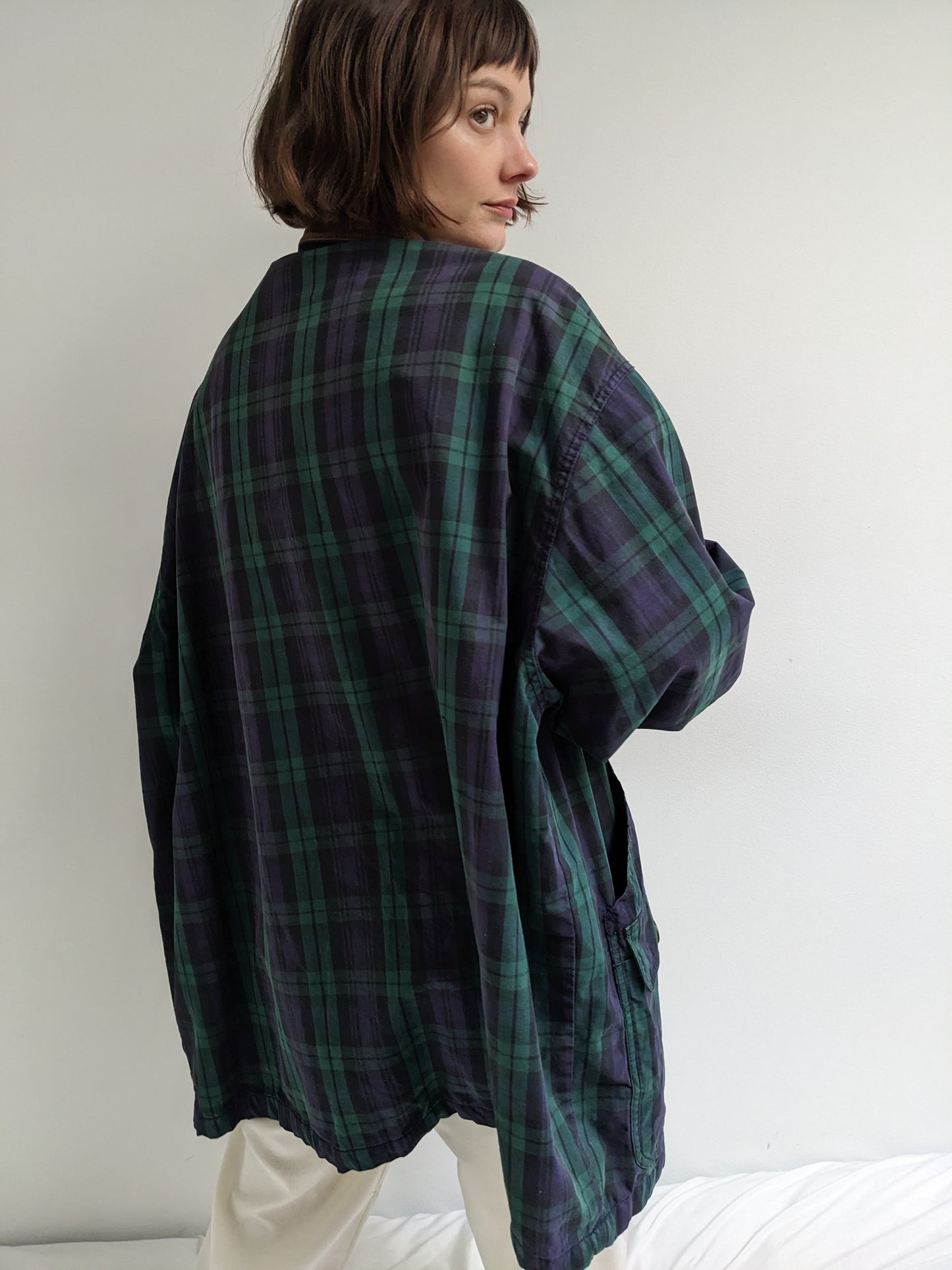 90s Gap Plaid Chore Coat