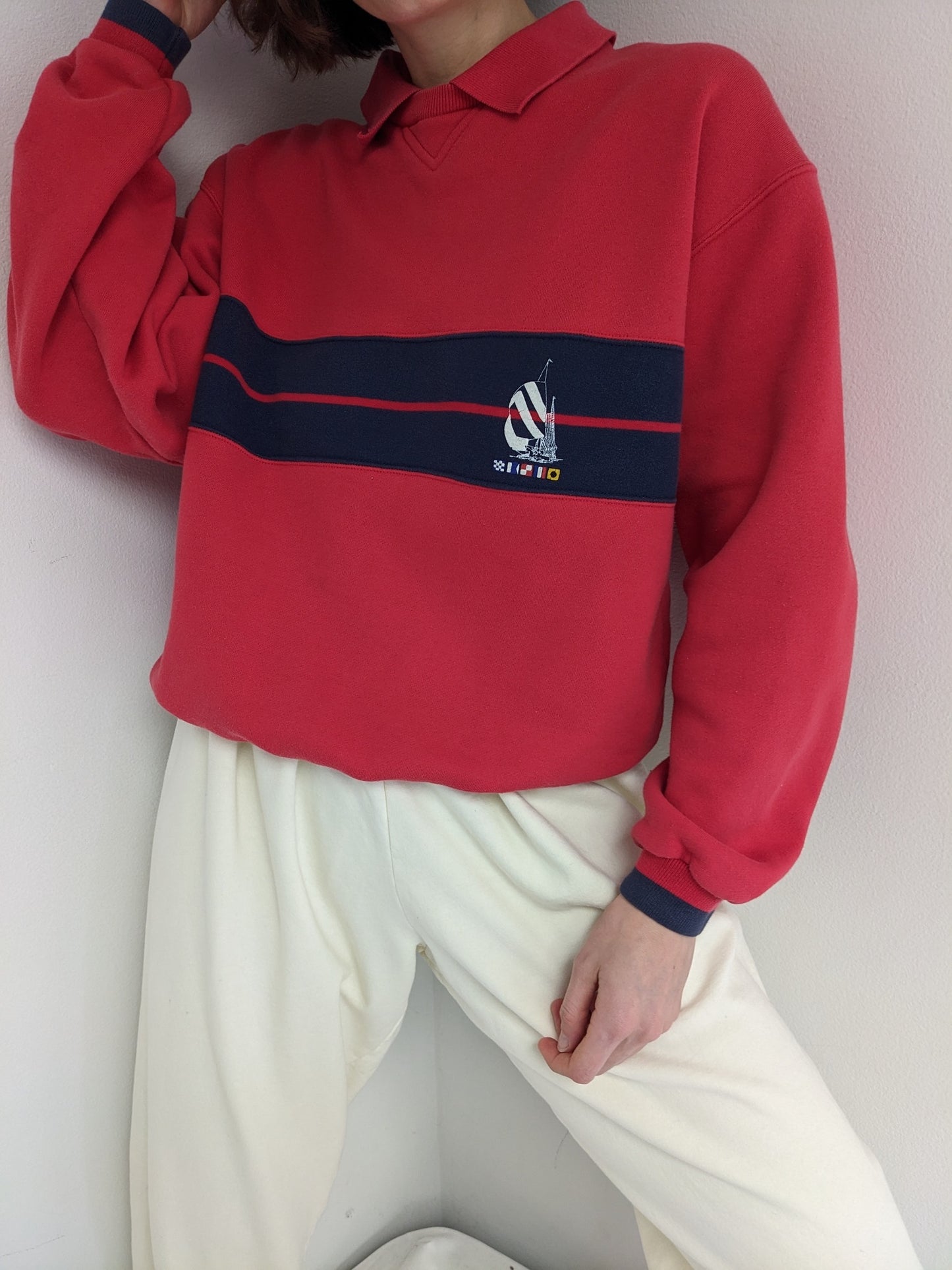 Favorite Nautica Collared Sweatshirt