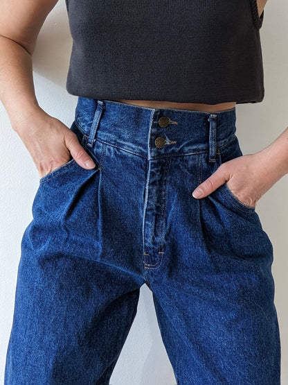 Rare Vintage Calvin Klein Pleated Denim