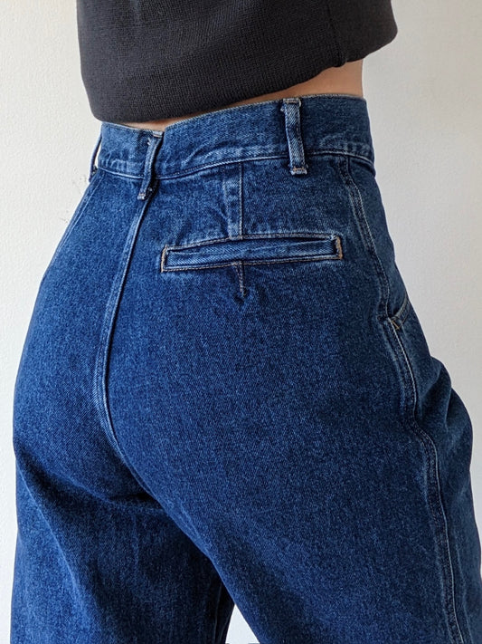 Rare Vintage Calvin Klein Pleated Denim