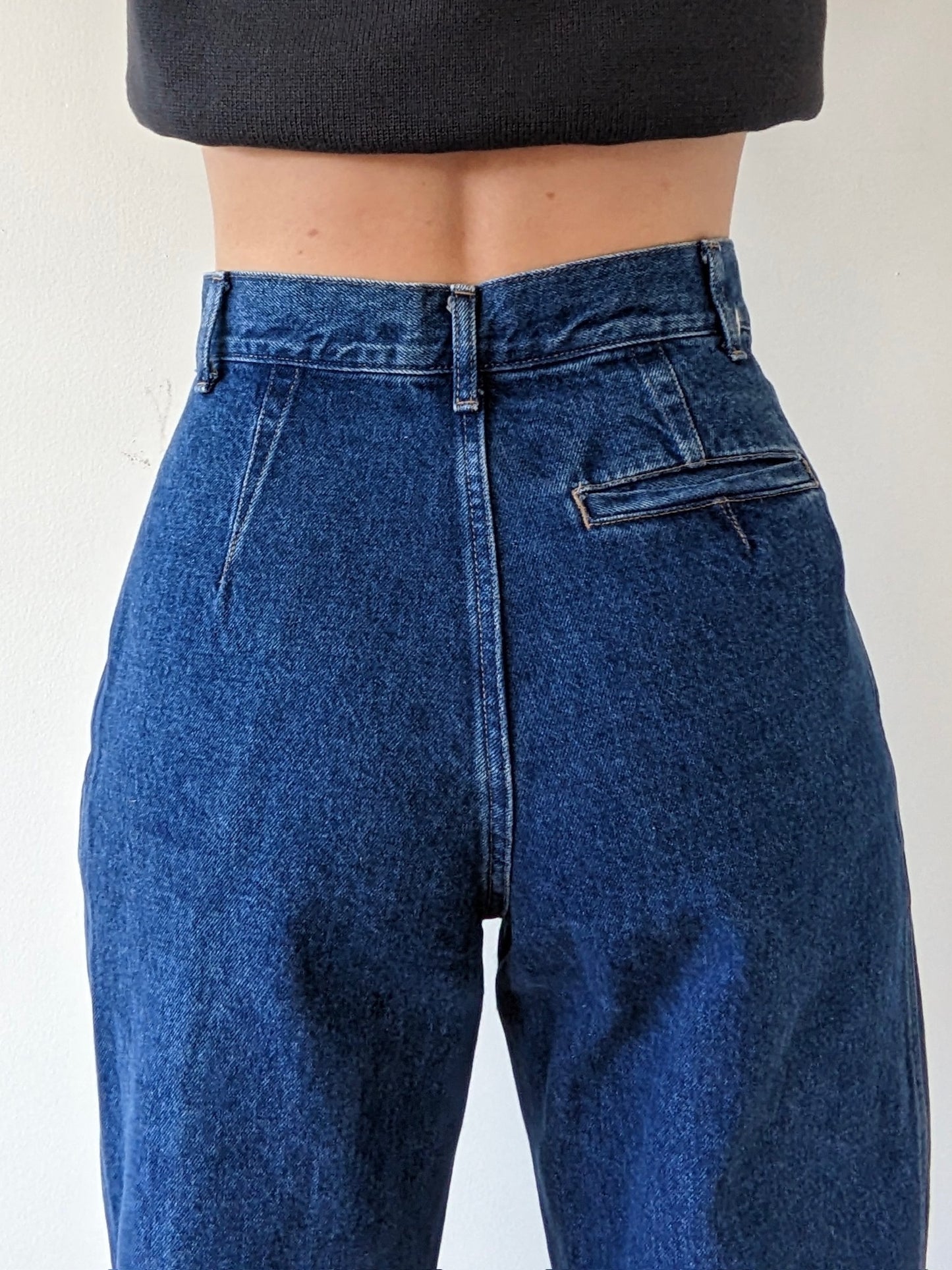 Rare Vintage Calvin Klein Pleated Denim