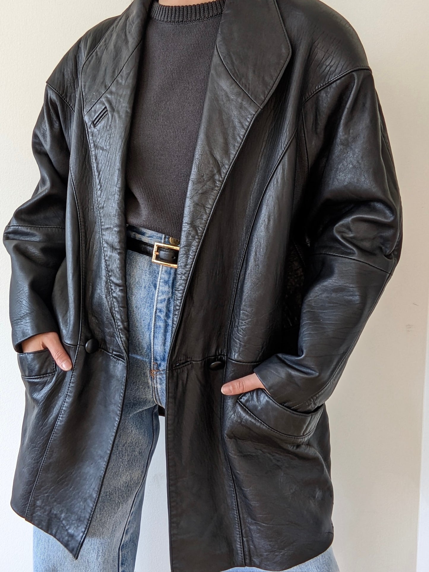 Vintage Caviar Leather Jacket