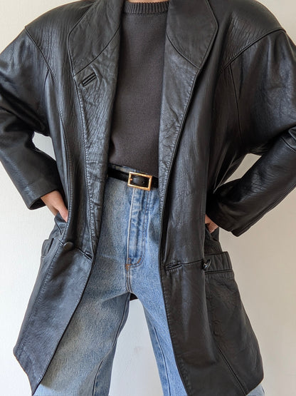 Vintage Caviar Leather Jacket