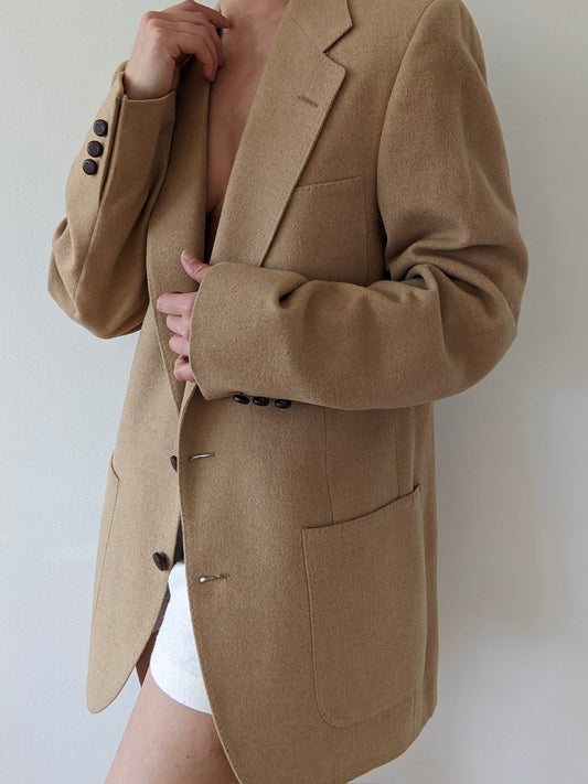 Vintage Bill Blass Camel Hair Blazer