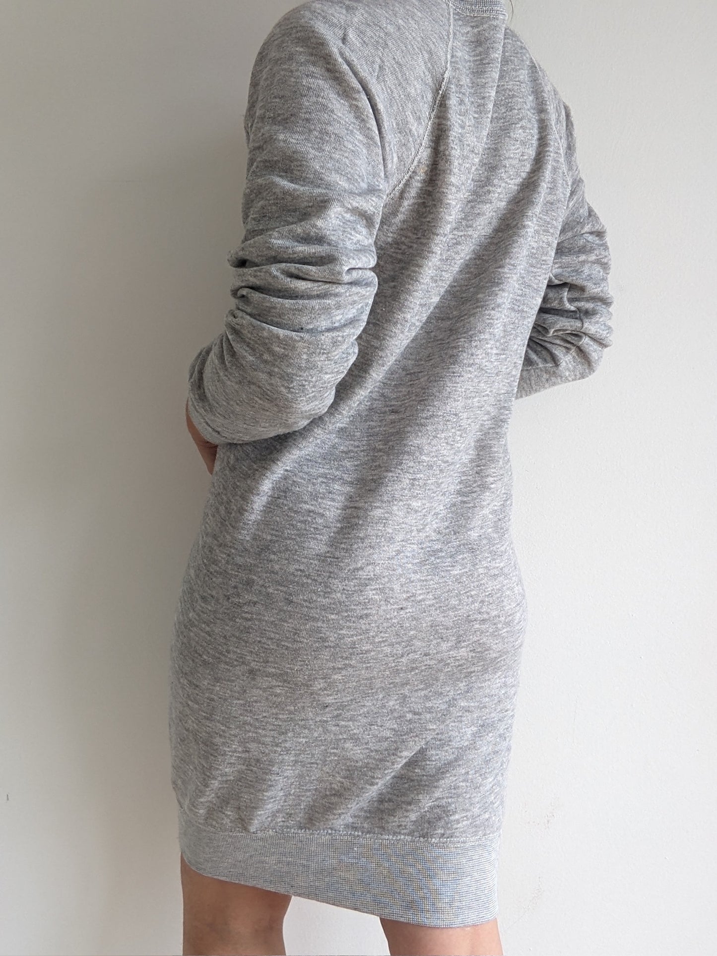 Vintage Heather Grey Sweatshirt Dress