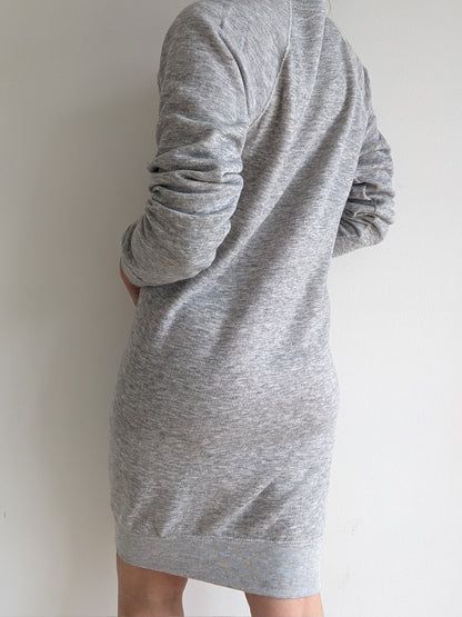 Vintage Heather Grey Sweatshirt Dress