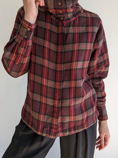 Vintage Calvin Klein Plaid Wool Shirt