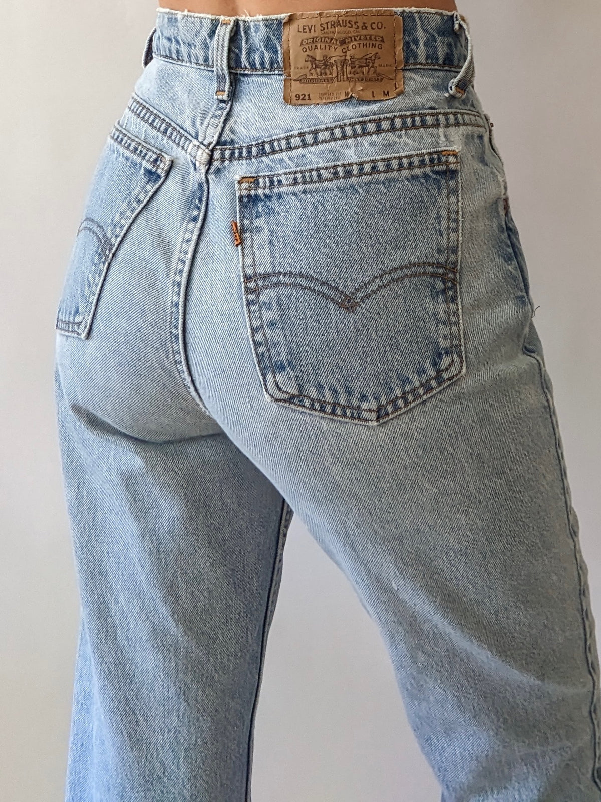 Vintage Levi's 921 Orange Tab Denim