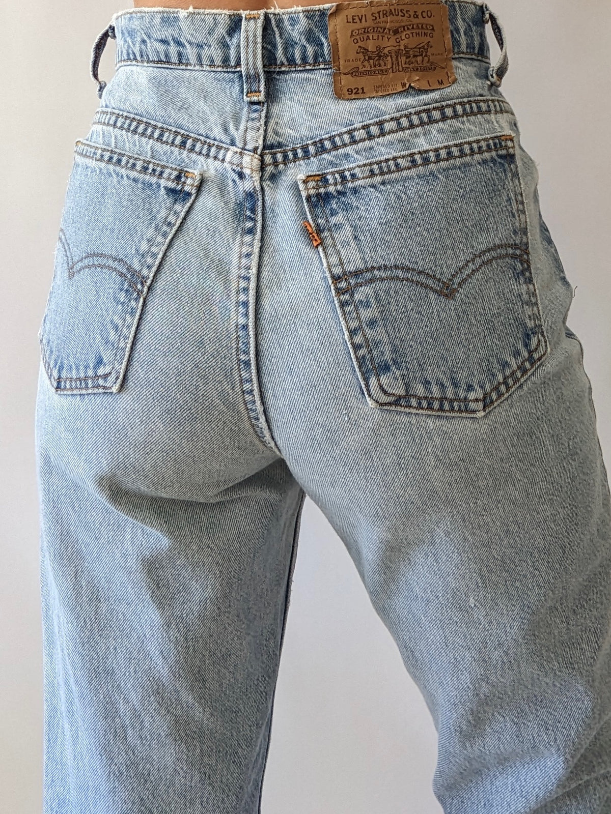 Vintage Levi's 921 Orange Tab Denim