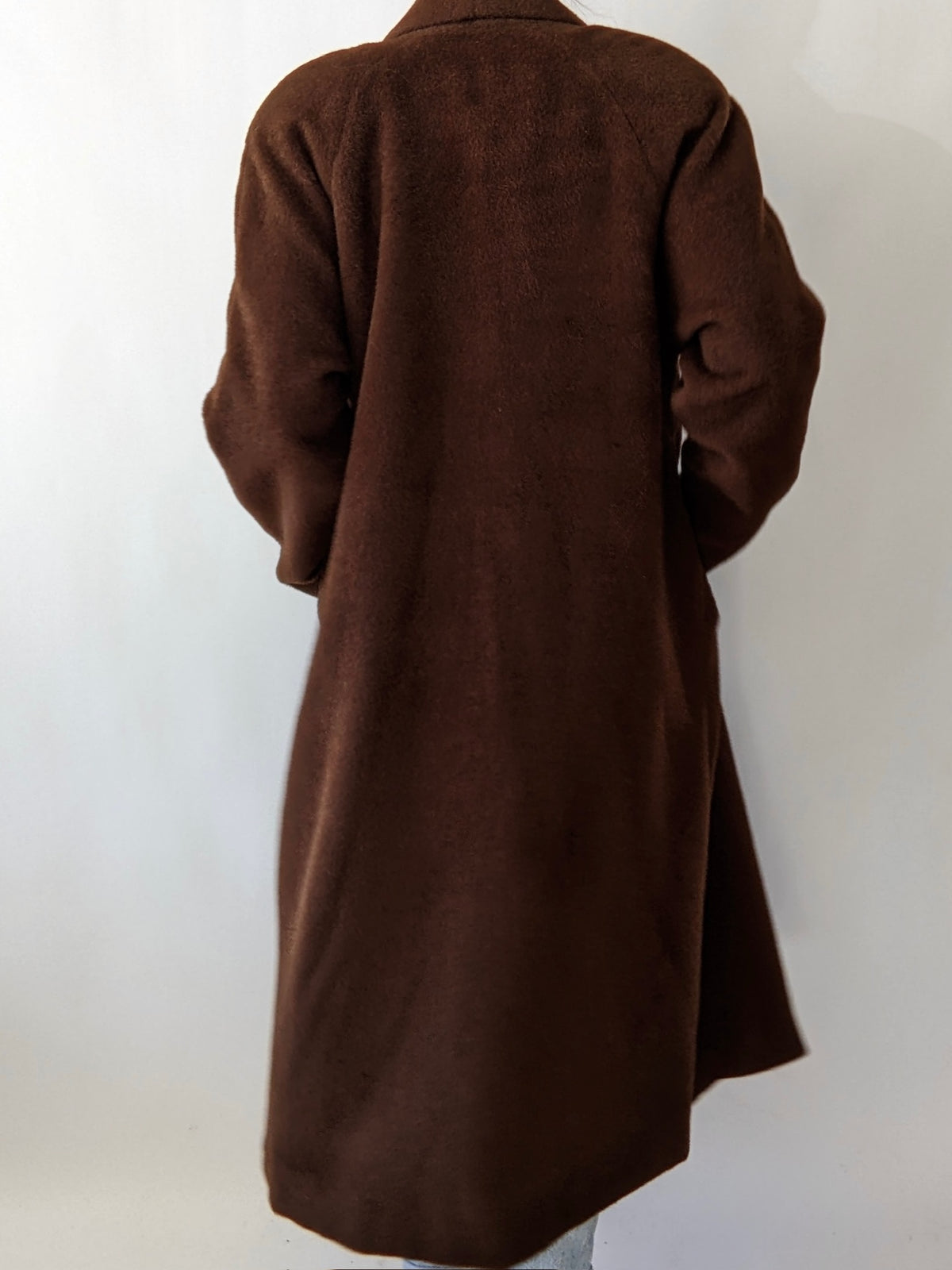 Gorgeous Vintage Walnut Baby Alpaca Coat