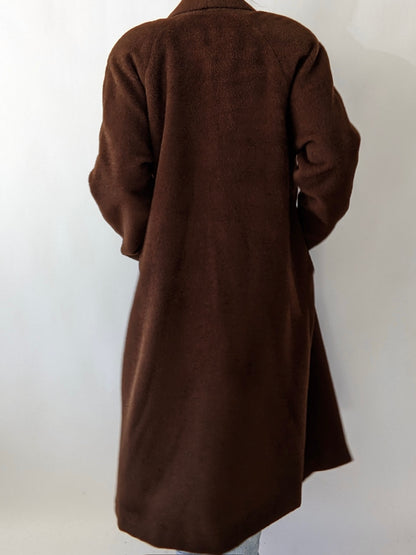 Gorgeous Vintage Walnut Baby Alpaca Coat