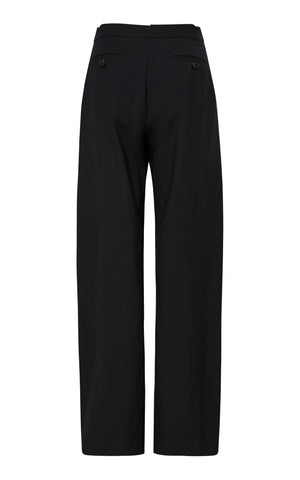 St. Agni Fold Detail Trousers / Available in Black