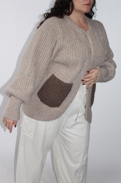 Dylan Knitted Alpaca Coat