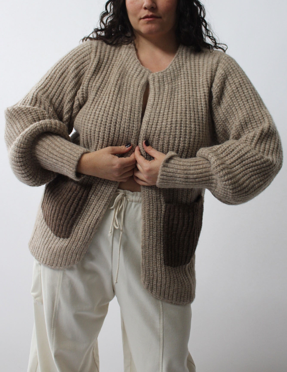 Dylan Knitted Alpaca Coat