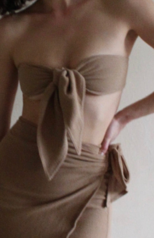 Retiring Anita Waffled Cotton Bandeau