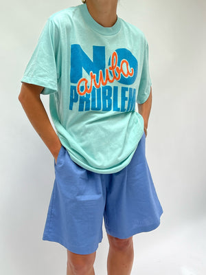 Vintage Aqua Aruba Graphic T-Shirt