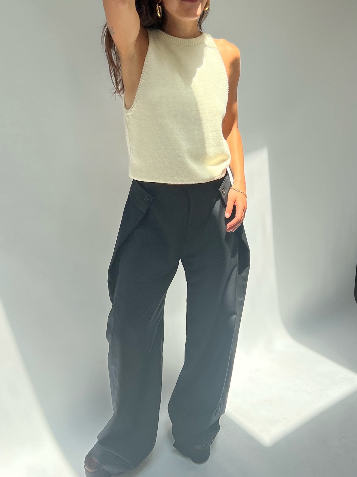 Fold Detail Trousers