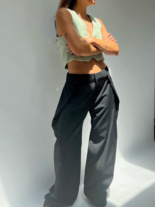 Fold Detail Trousers