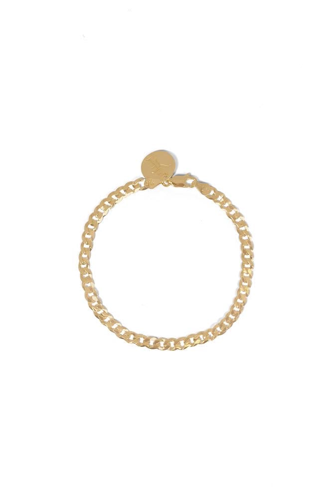 Young Frankk Ellis Chain Bracelet / Availabe in Gold Vermeil and Sterling Silver