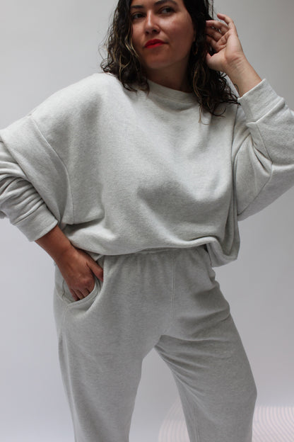 Margot Cotton Modal Cropped Sweatshirt