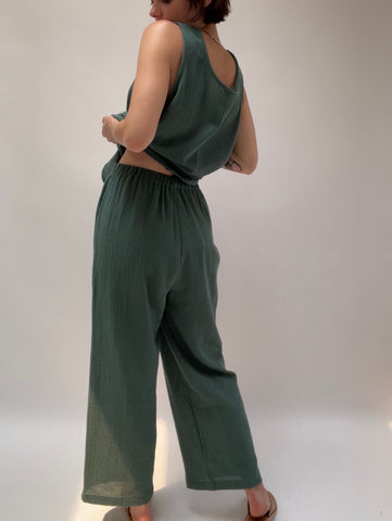 Na Nin Patricia Waffled Cotton Pant / Available in Forest – NA NIN