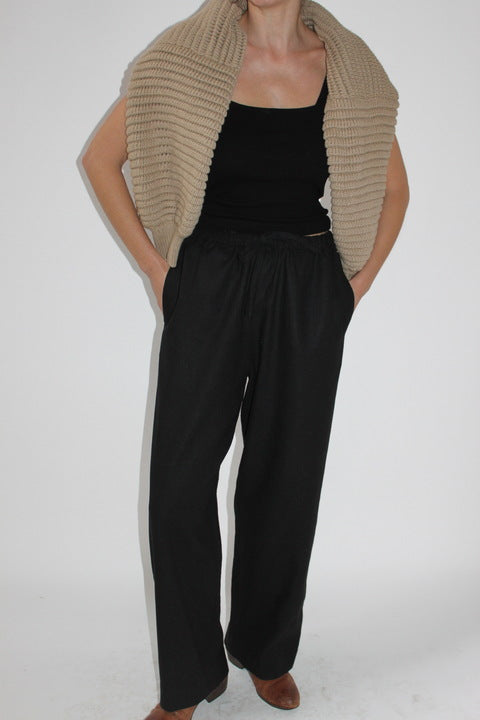 Dimitri Woven Silk Pant