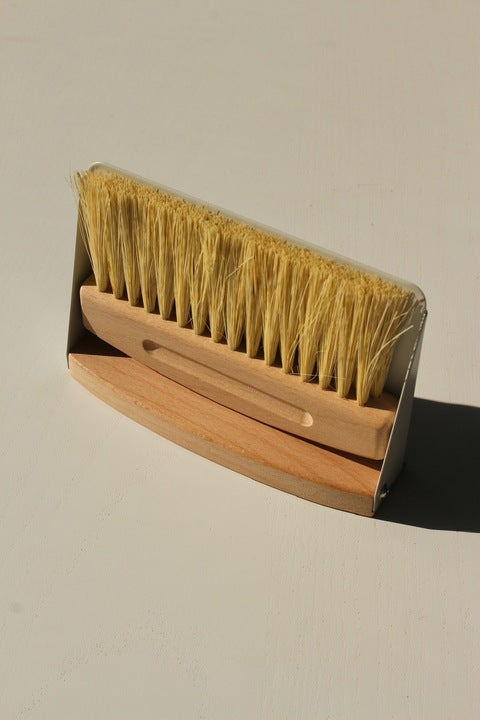 Wooden Table Brush & Pan Set