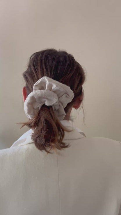 Cotton Gauze Scrunchie