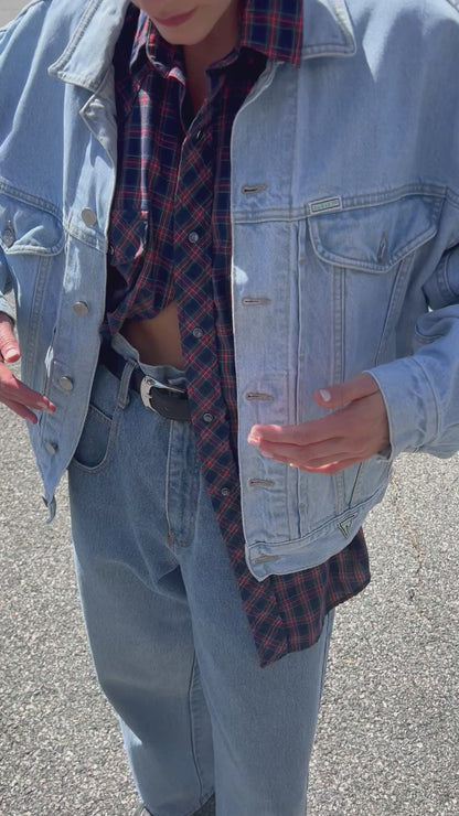 Favorite Vintage Guess Light Wash Denim Jacket