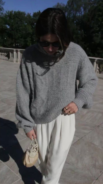 Ollie Knitted Suri Alpaca Sweater