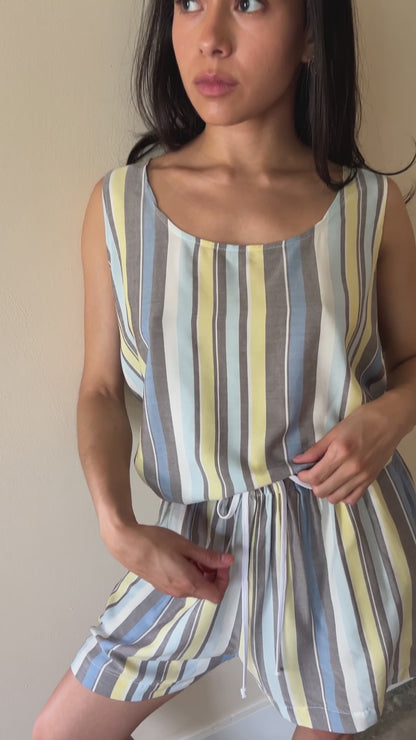 Marni Striped Rayon Tank