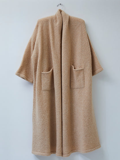 Haori Extra Long Alpaca Sweater Coat