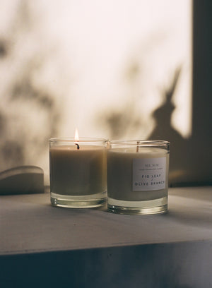Fig Leaf & Olive Branch Candle / Available in Multiple Sizes