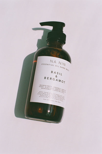 Basil & Bergamot Essential Oil Hand Wash