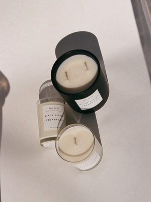Case of 6 x Black Pepper & Cedarwood Candle / Available in Multiple Sizes