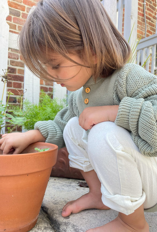 Mini Scooter Raw Silk Harem Pant