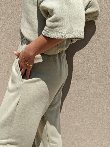 Na Nin Franklin Cotton Modal Sweatpant / Available in Cream, Faded Black, Sage