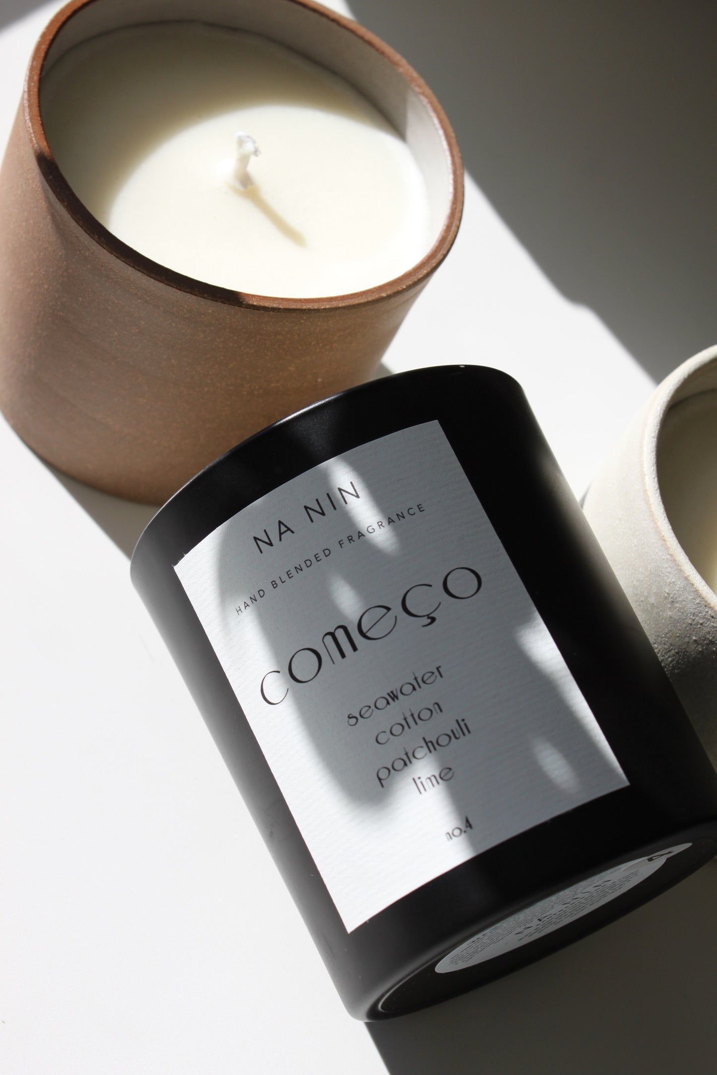 Começo No. 4 Candle / Seawater, Cotton, Patchouli, Lime