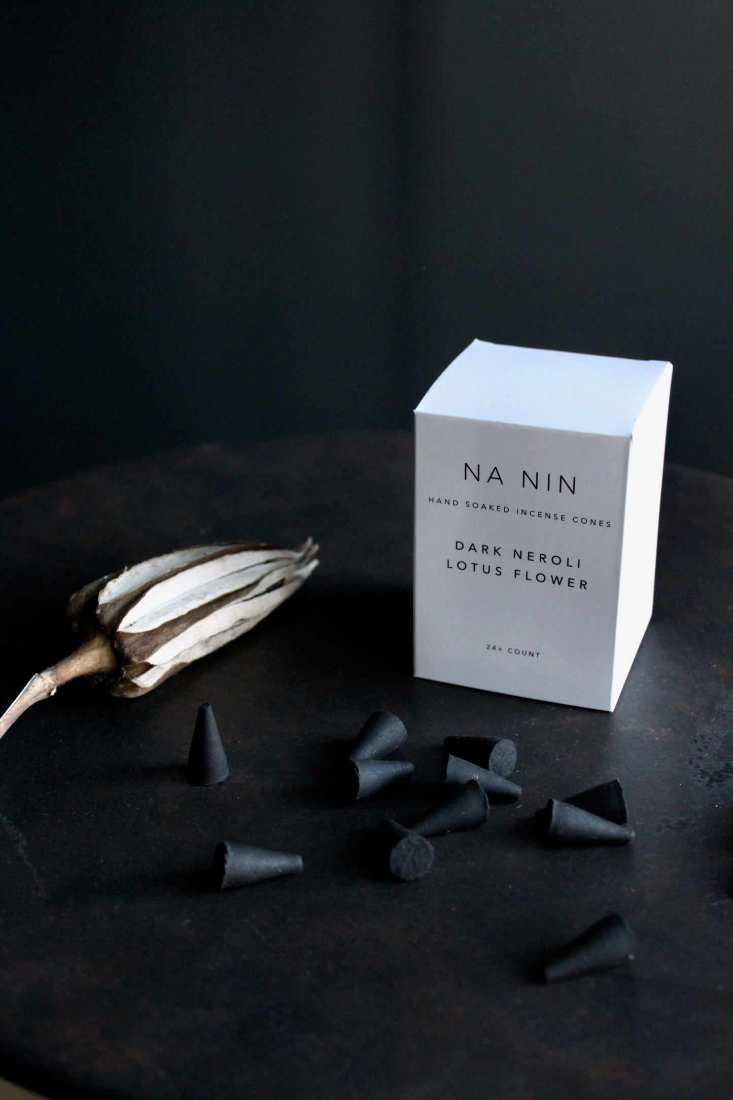 Dark Neroli & Lotus Flower Incense Cones