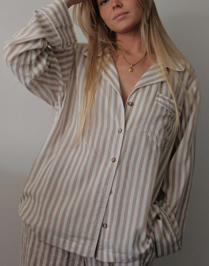 Tilly Striped Gauze Top