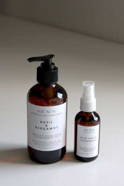 Essential Oil Hand Wash & Hand Sanitizer Set