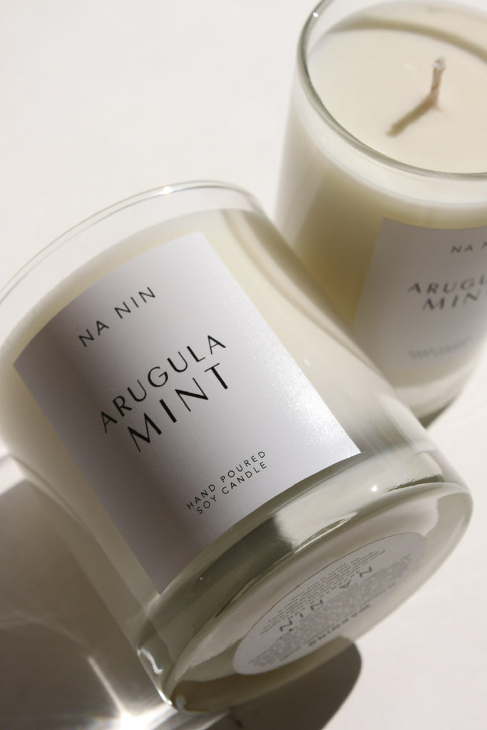 Arugula Mint Candle / Available in 5oz & 8oz NA NIN