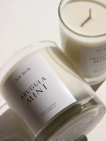 Case of 6 x Arugula Mint Candle / Available in Multiple Sizes