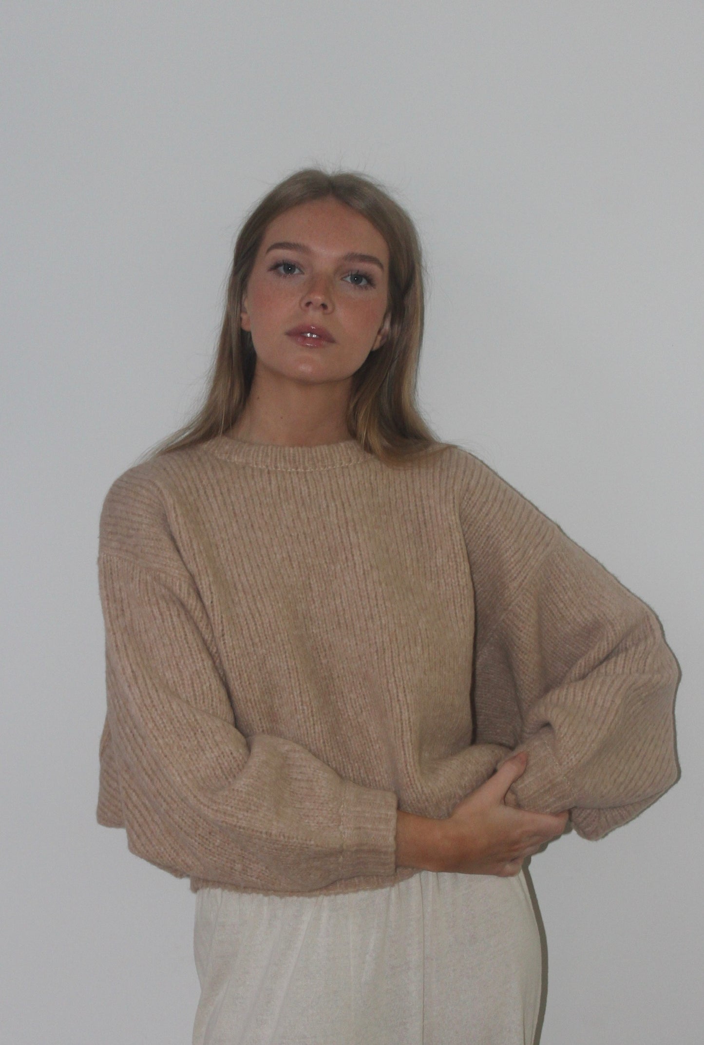 Balloon Sleeve Sweater