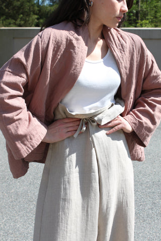 Atelier Delphine Kimono Jacket / Available in Baked Coral and Stone