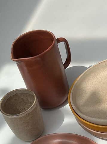 Egg Back Home Pitcher / Available in Terracotta