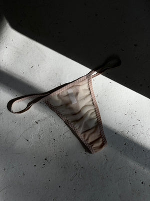 Essential String Bikini (Black/Ecru) – Kye Intimates – Kye Intimates